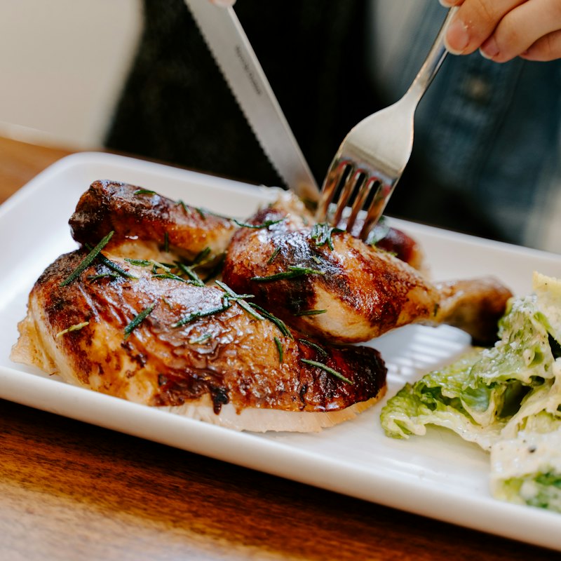Glazed grilled chicken
